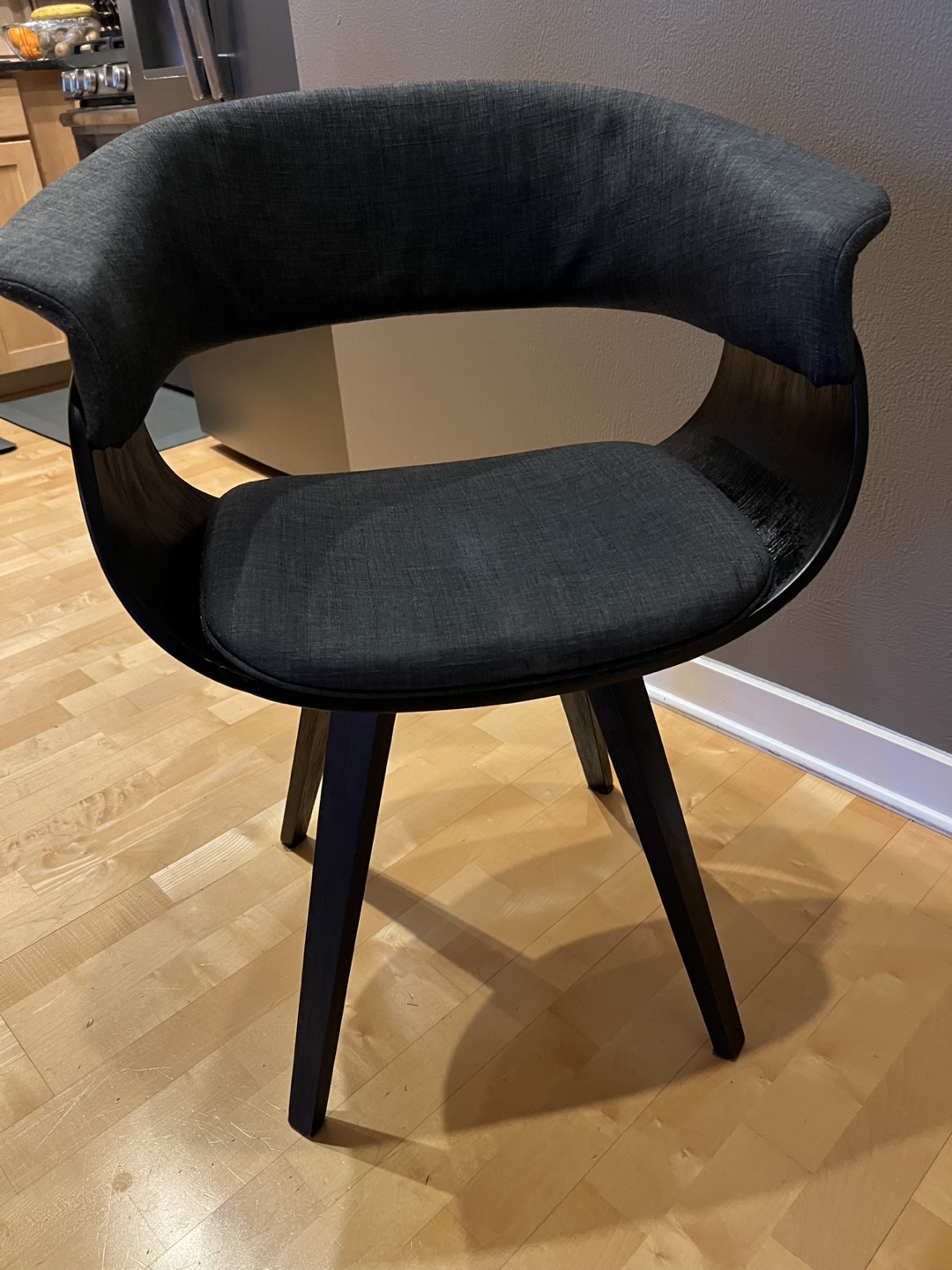 Modern Dark Gray Fabric office Chair