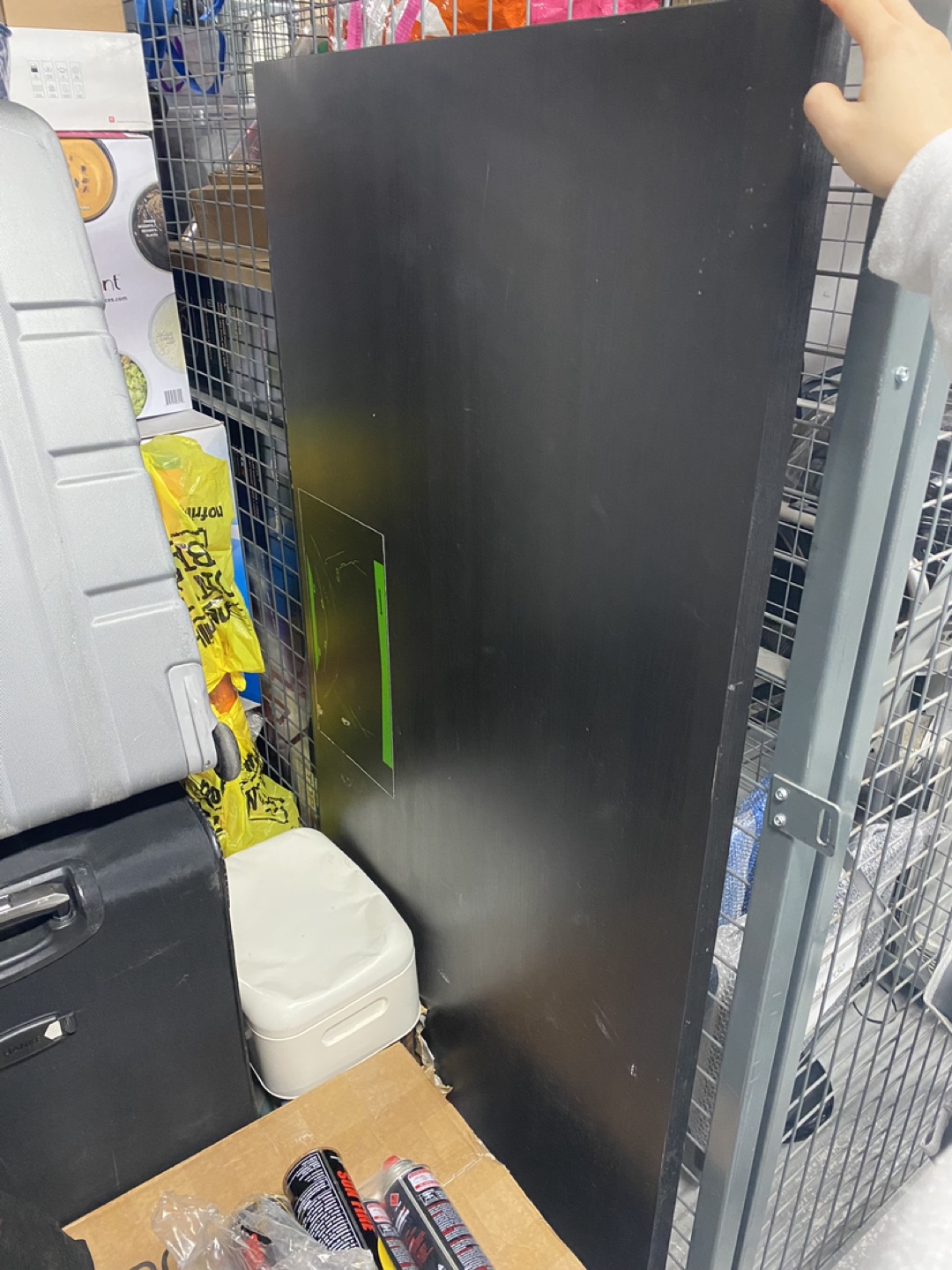 IKEA LAGKAPTEN/ADILS Desk - Black/orange - photo 3