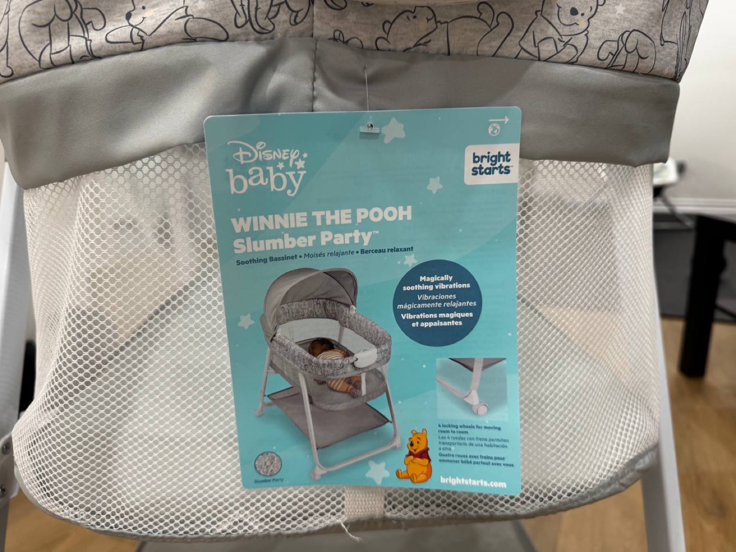 Bright Starts Winnie the Pooh Slumber Party Bassinet - photo 5