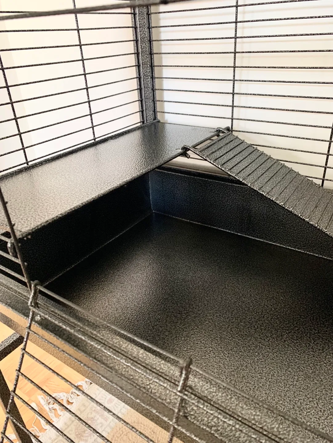 Large Rabbit Cage with Ramp and Stand image indicator(5)