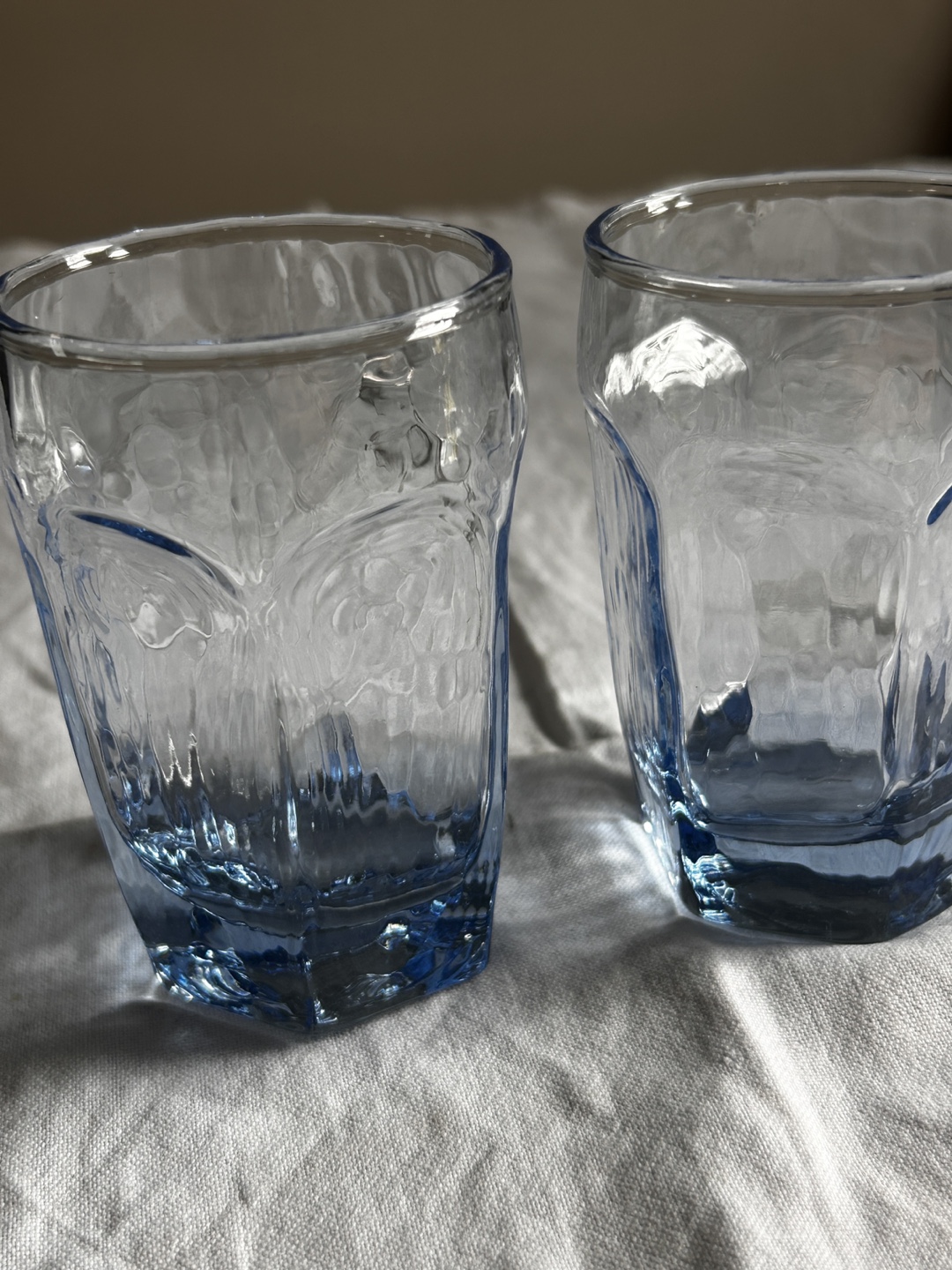 Pair of Vintage Blue Tumblers - photo 2