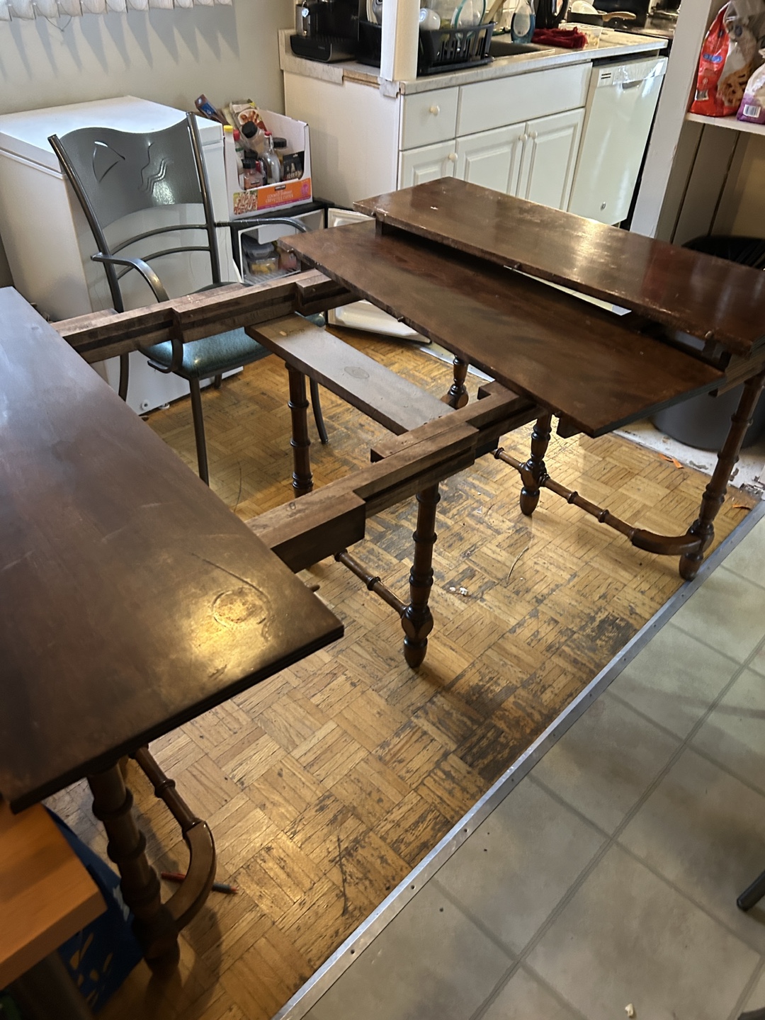 Antique Drop-Leaf Table - photo 5