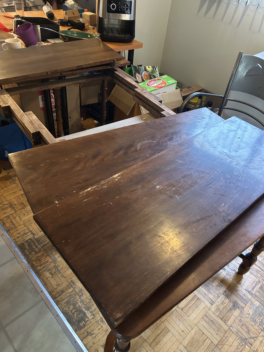 Antique Drop-Leaf Table - photo 4