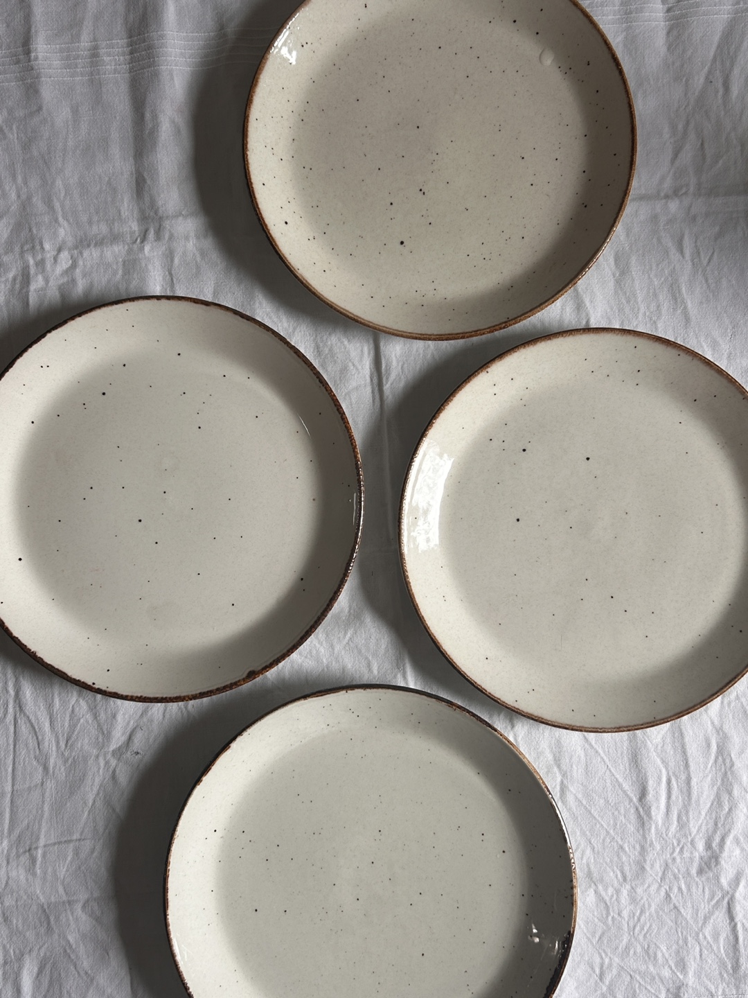 Set of 4 Speckled Dinner Plates - photo 5