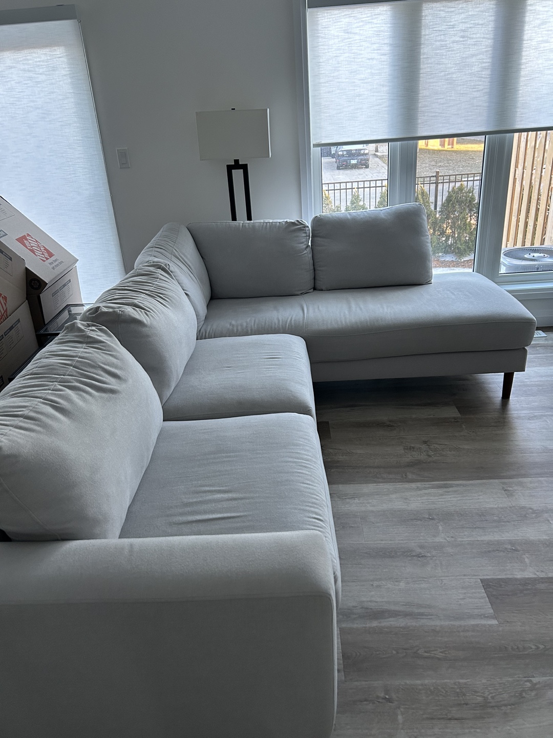 Light Grey Sectional Sofa