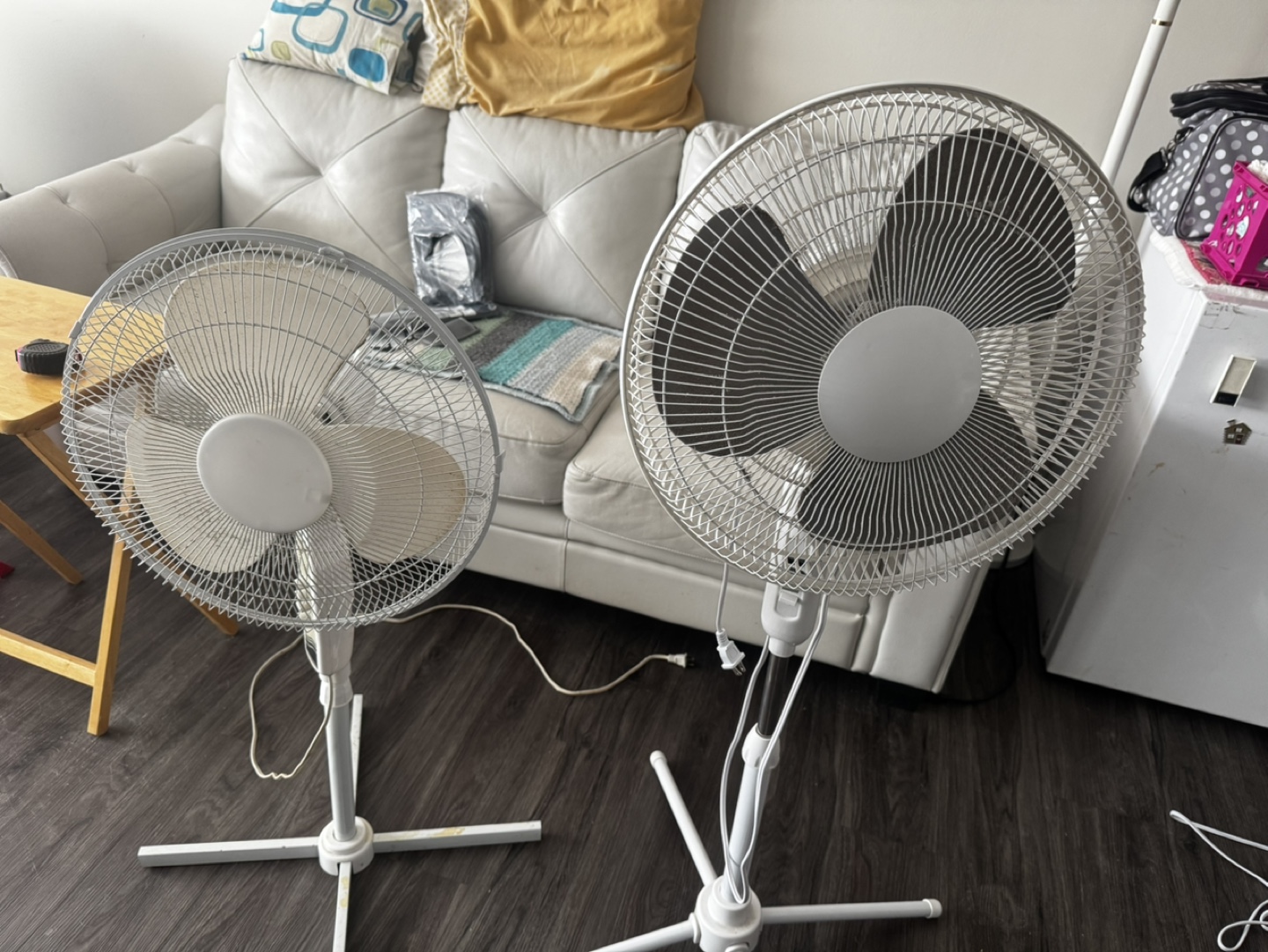 Pair of Stand Fans - Excellent for Cooling