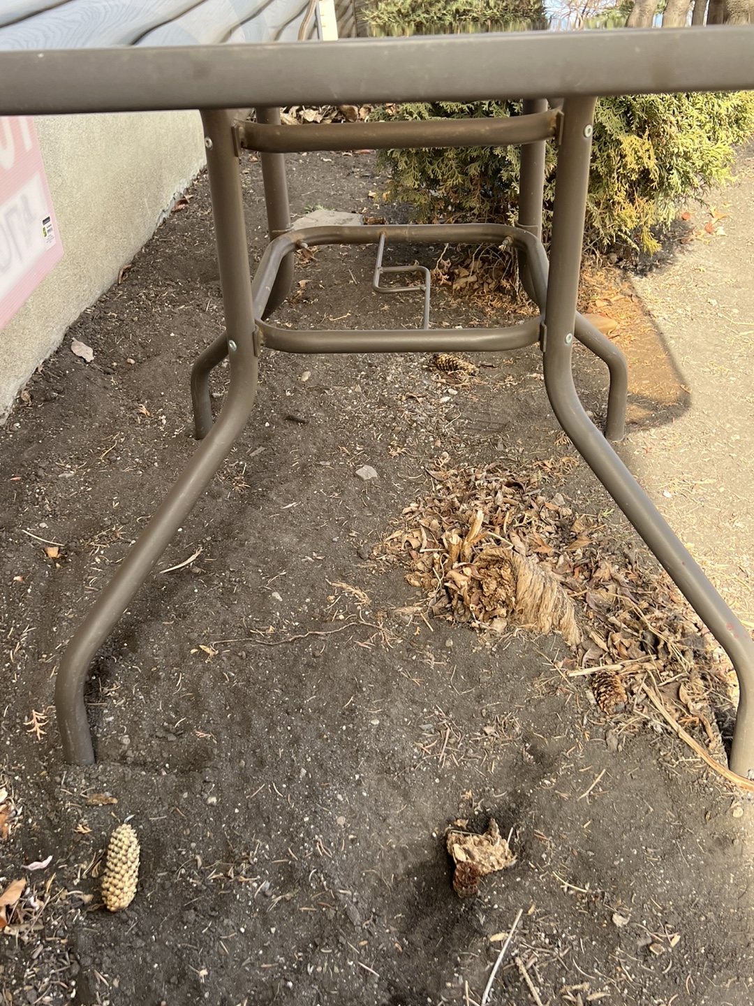 Square Glass Top Patio Table - photo 5