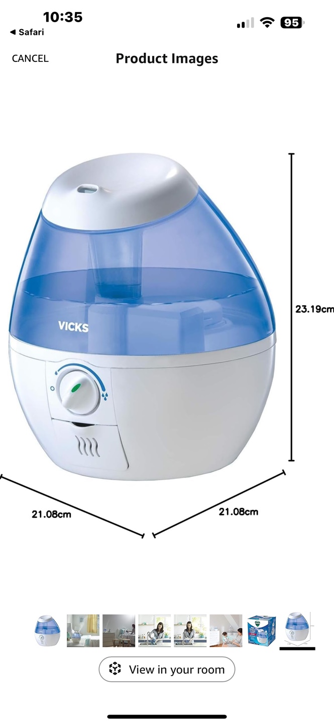Vicks Warm Mist Humidifier