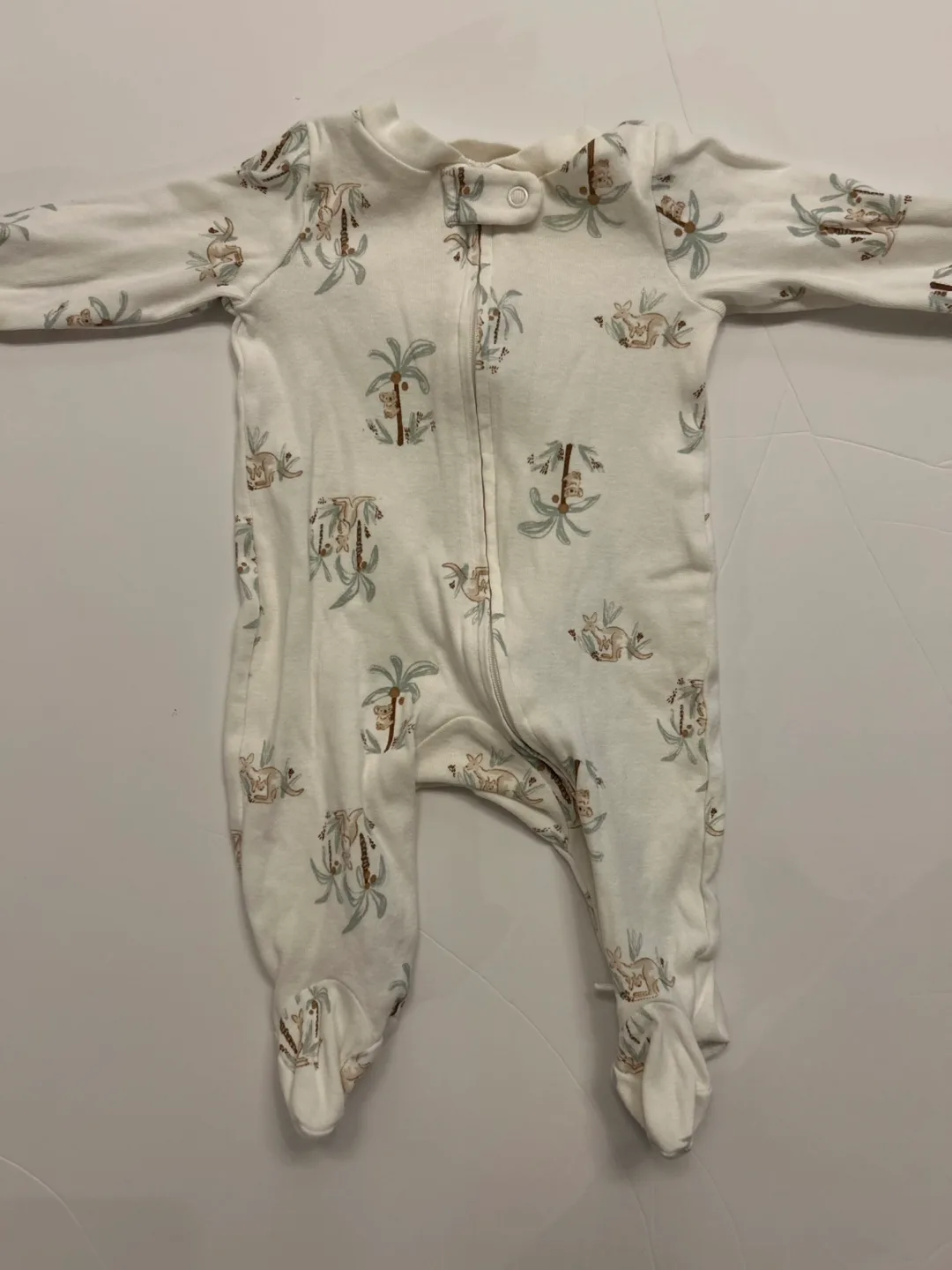 2 Baby Sleepers, Double Zippers, Neutral Colours (3M) image indicator(3)