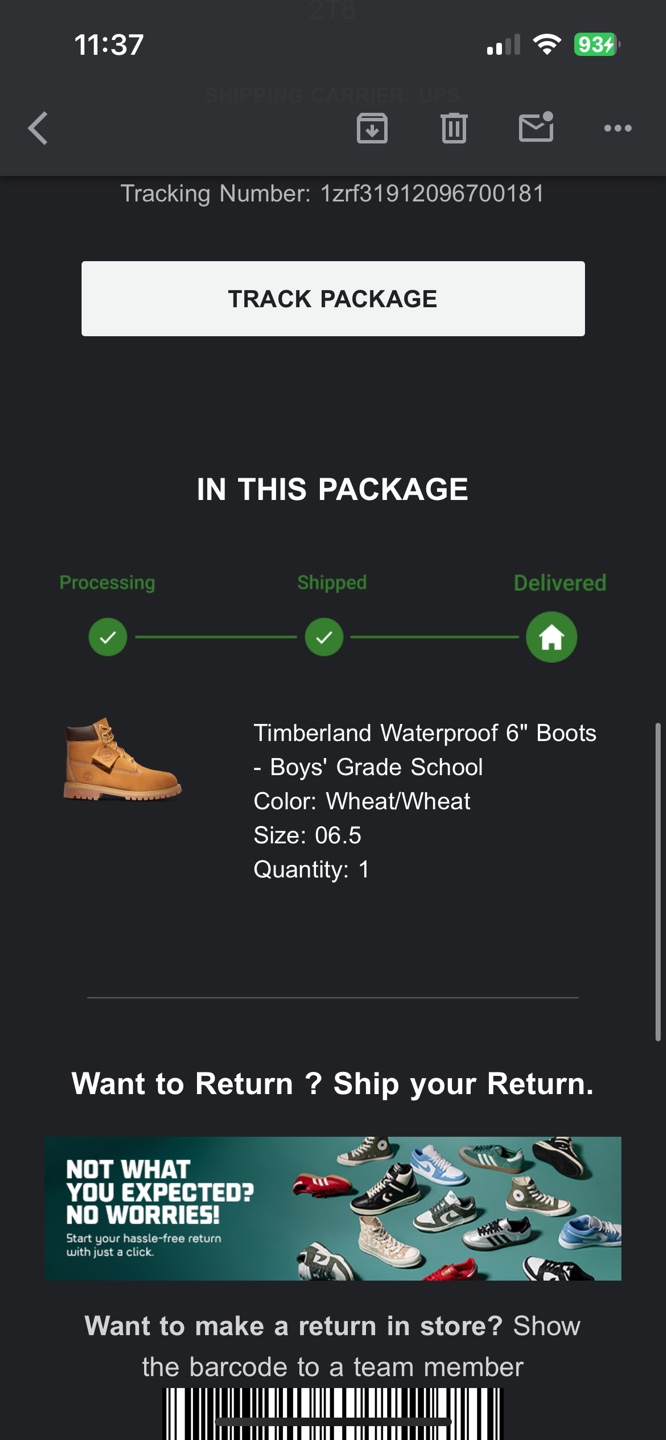 Timberland 6" Waterproof Boots - Wheat/Wheat, Size 6.5 - photo 5