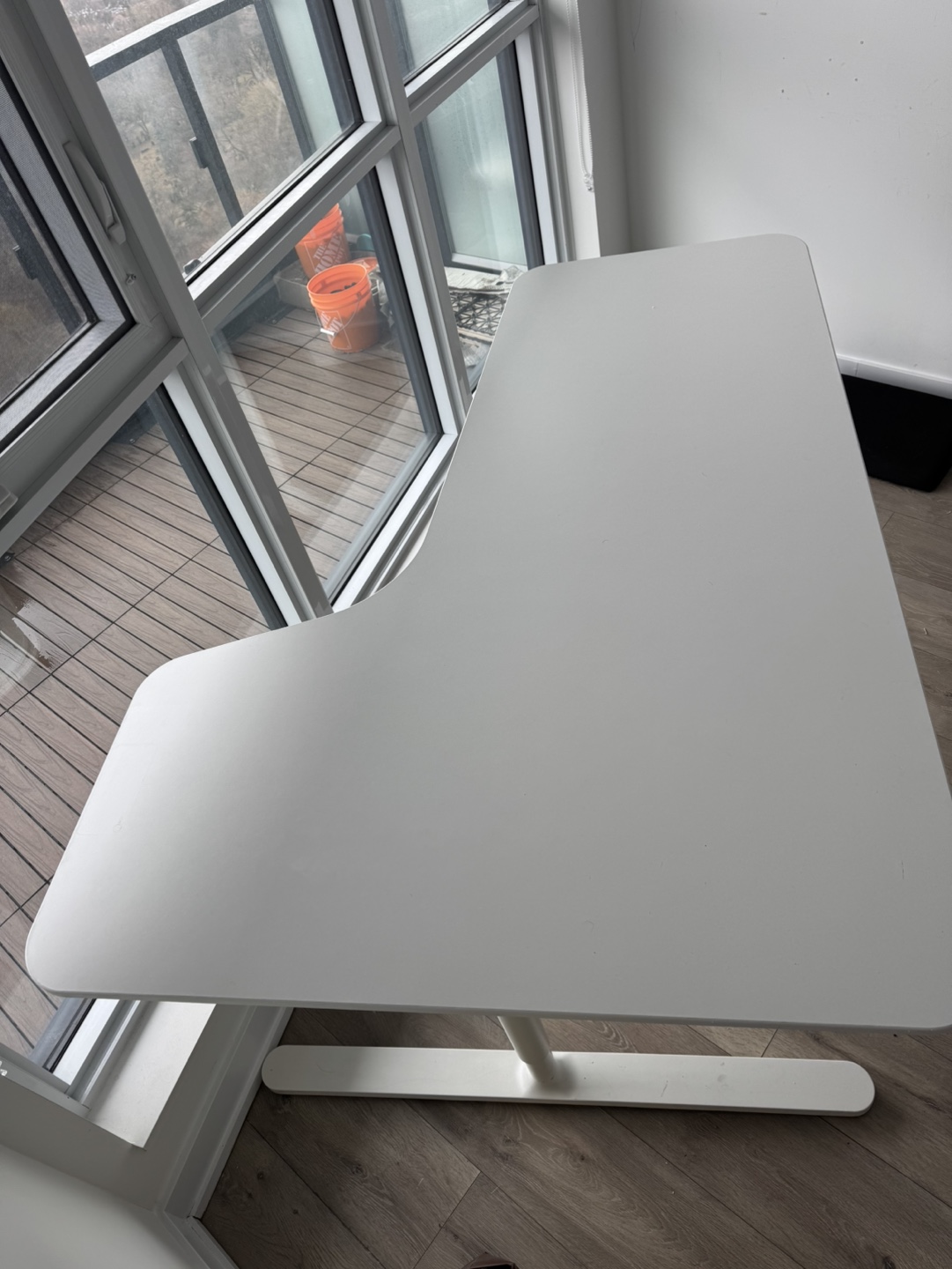 IKEA BEKANT L Shaped Desk - White - photo 3