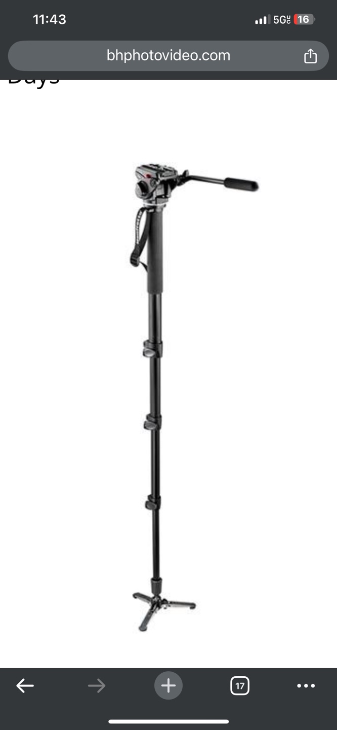 Manfrotto 561BHDV-1 Fluid Video Monopod with Head - photo 5