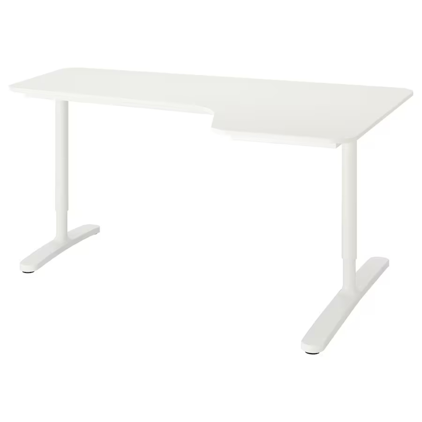 IKEA BEKANT L Shaped Desk - White