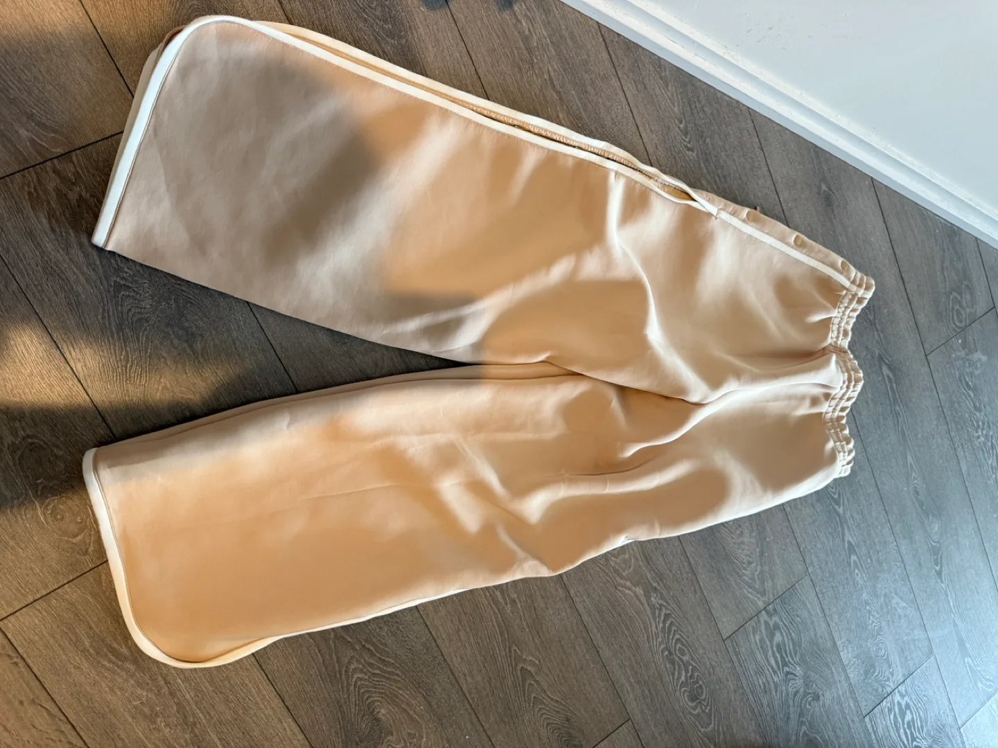 Adidas Women's Beige Track Pants image indicator(5)