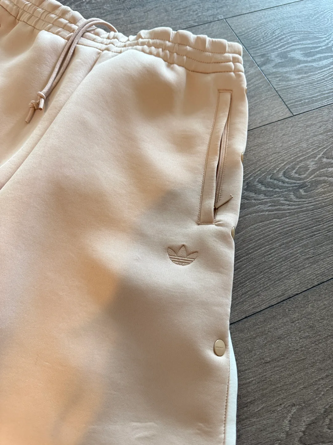 Adidas Women's Beige Track Pants image indicator(2)