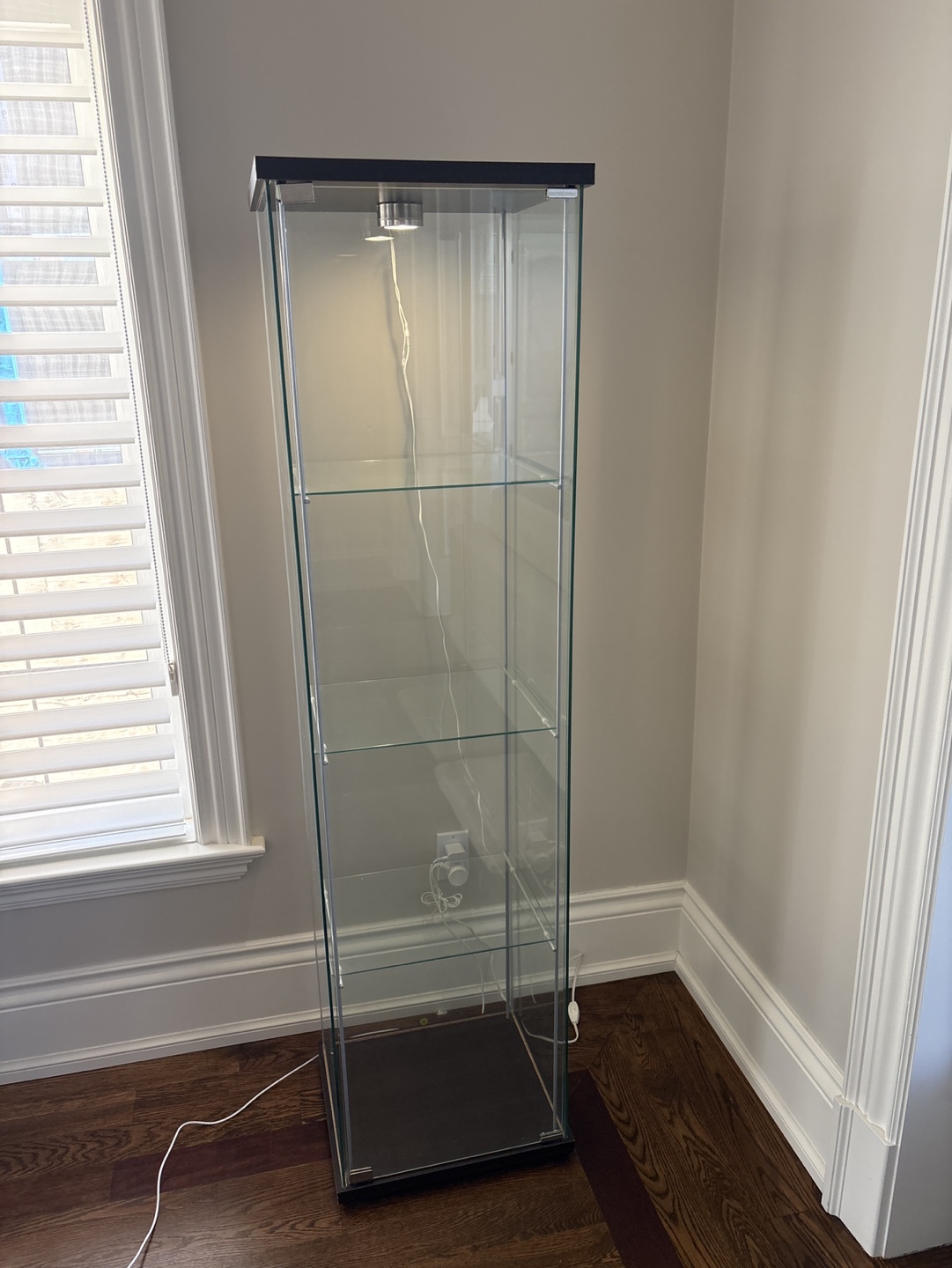 Glass Display Cabinet with Lighting