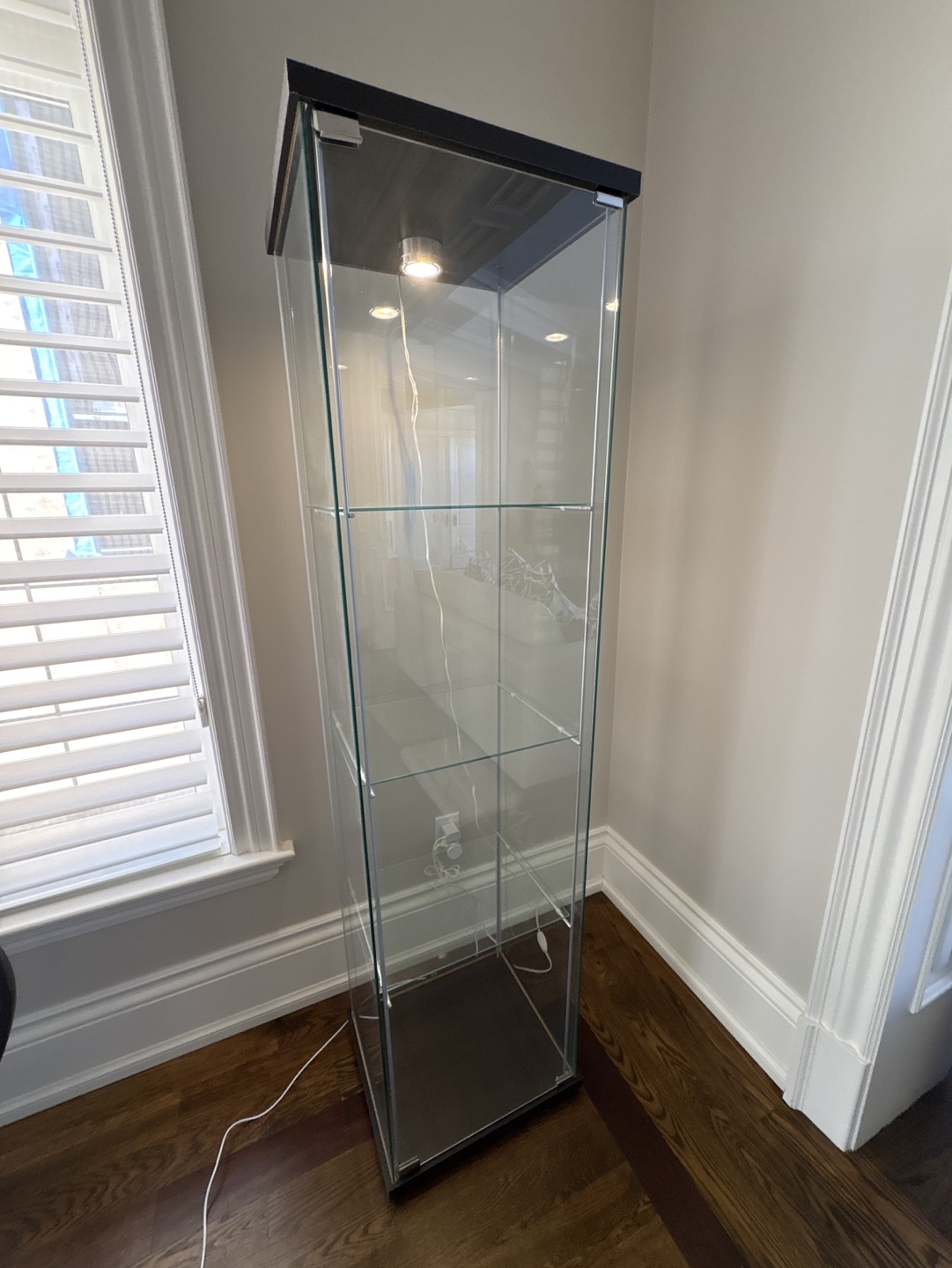 Glass Display Cabinet with Lighting - photo 2