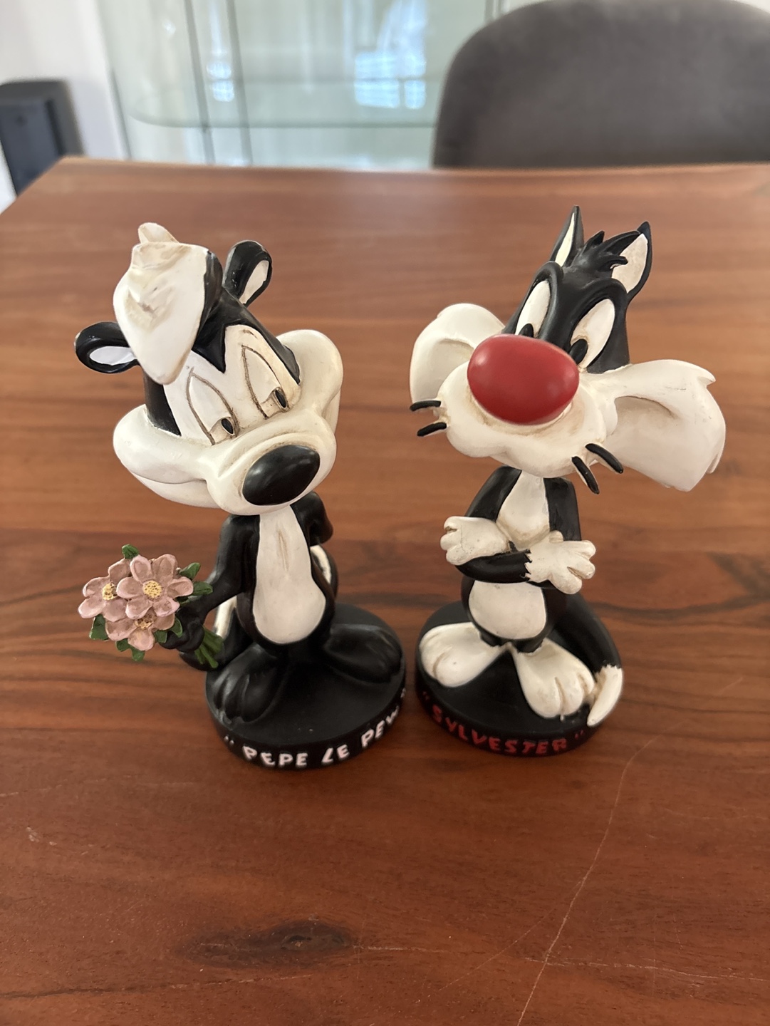 Pepe Le Pew and Sylvester Bobbleheads