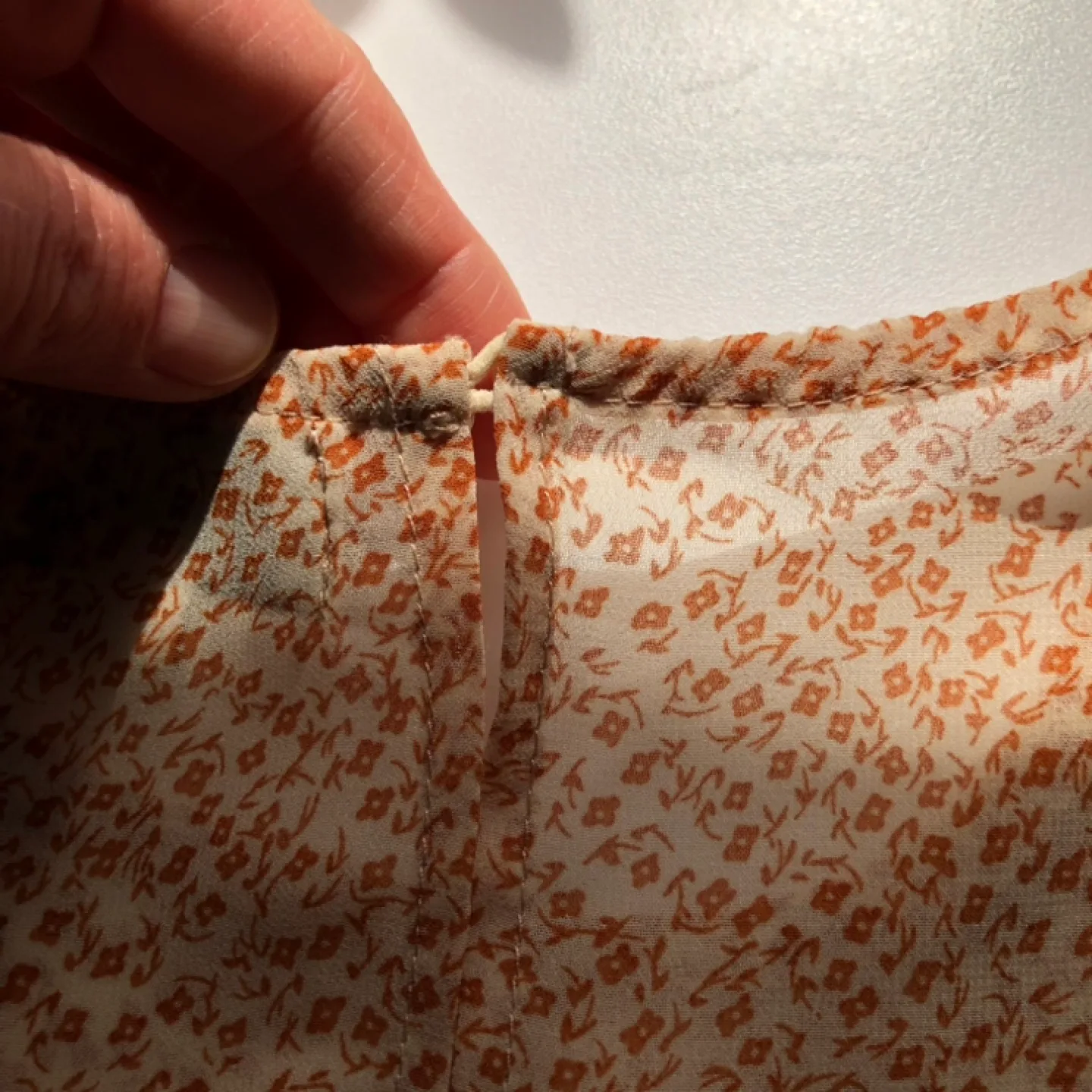 Molly Bracken Pleated Floral Blouse, Size Small image indicator(7)