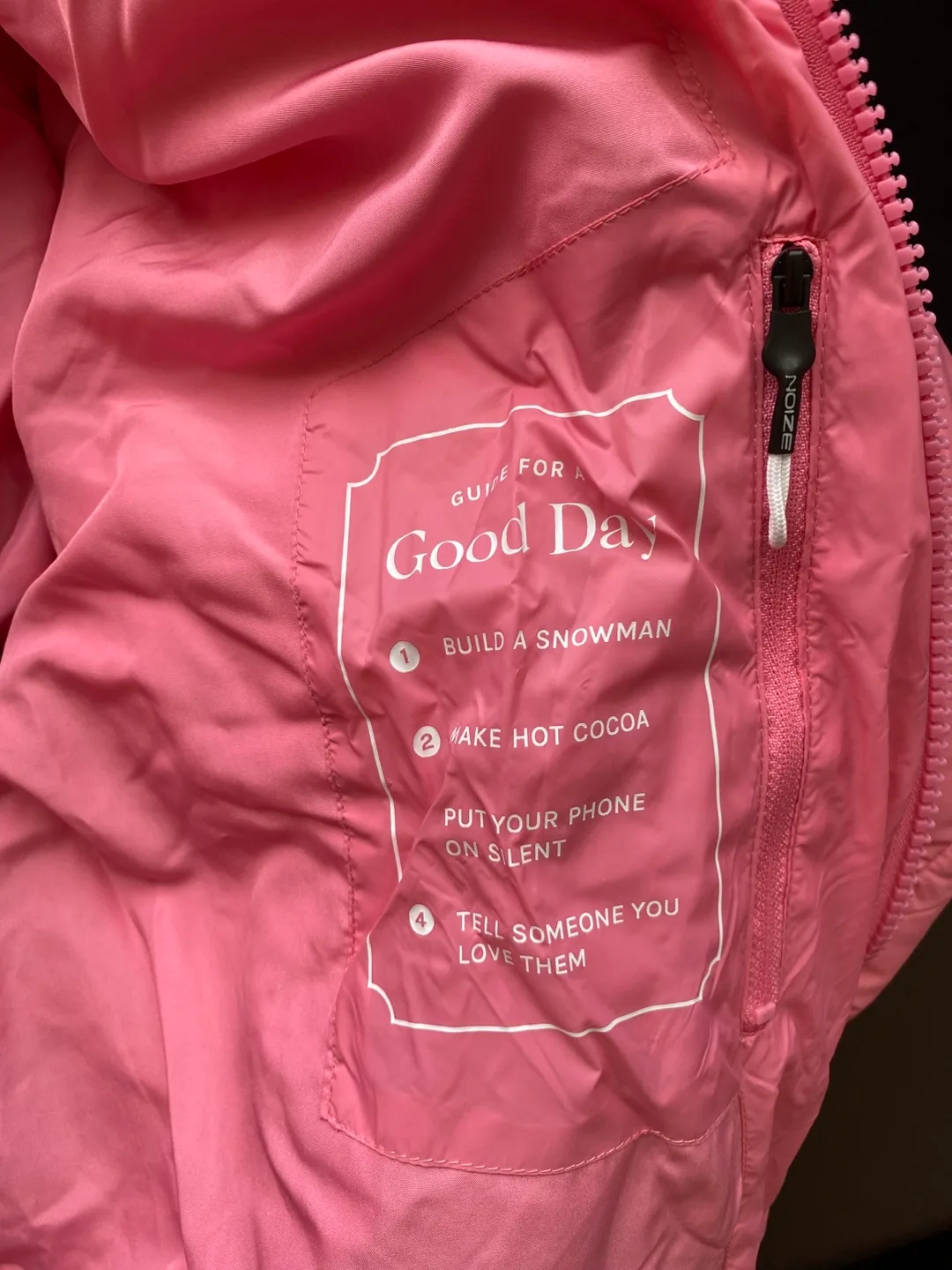 Noise Pink Puffer Jacket image indicator(4)