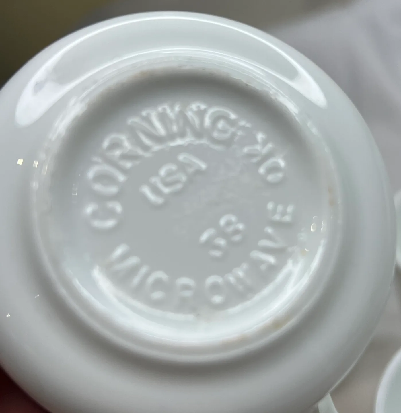 Set of Four vintage Corningware Mugs with Floral Design image indicator(4)