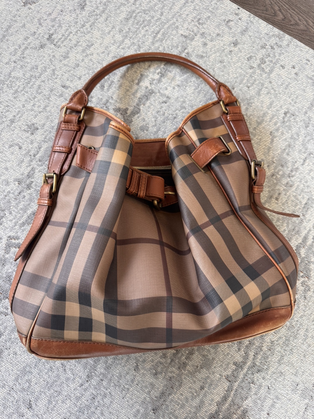 Burberry Purse (brown leather)