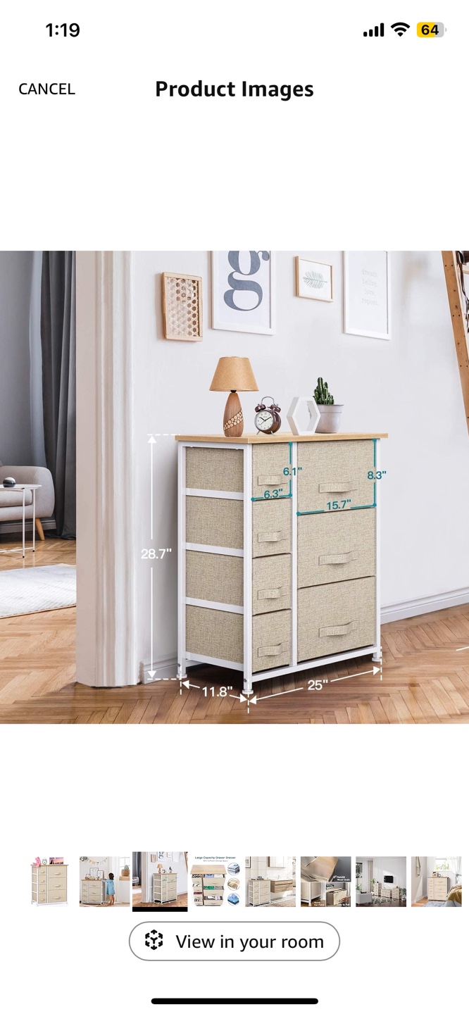 5-Drawer Fabric Storage Organizer - photo 3