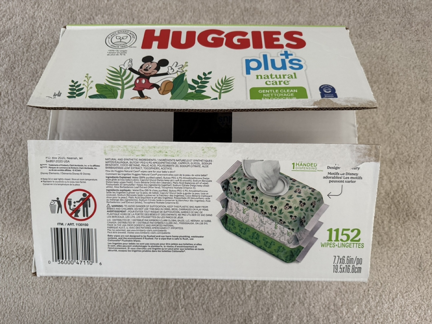 Huggies Plus Natural Care Wipes - photo 4