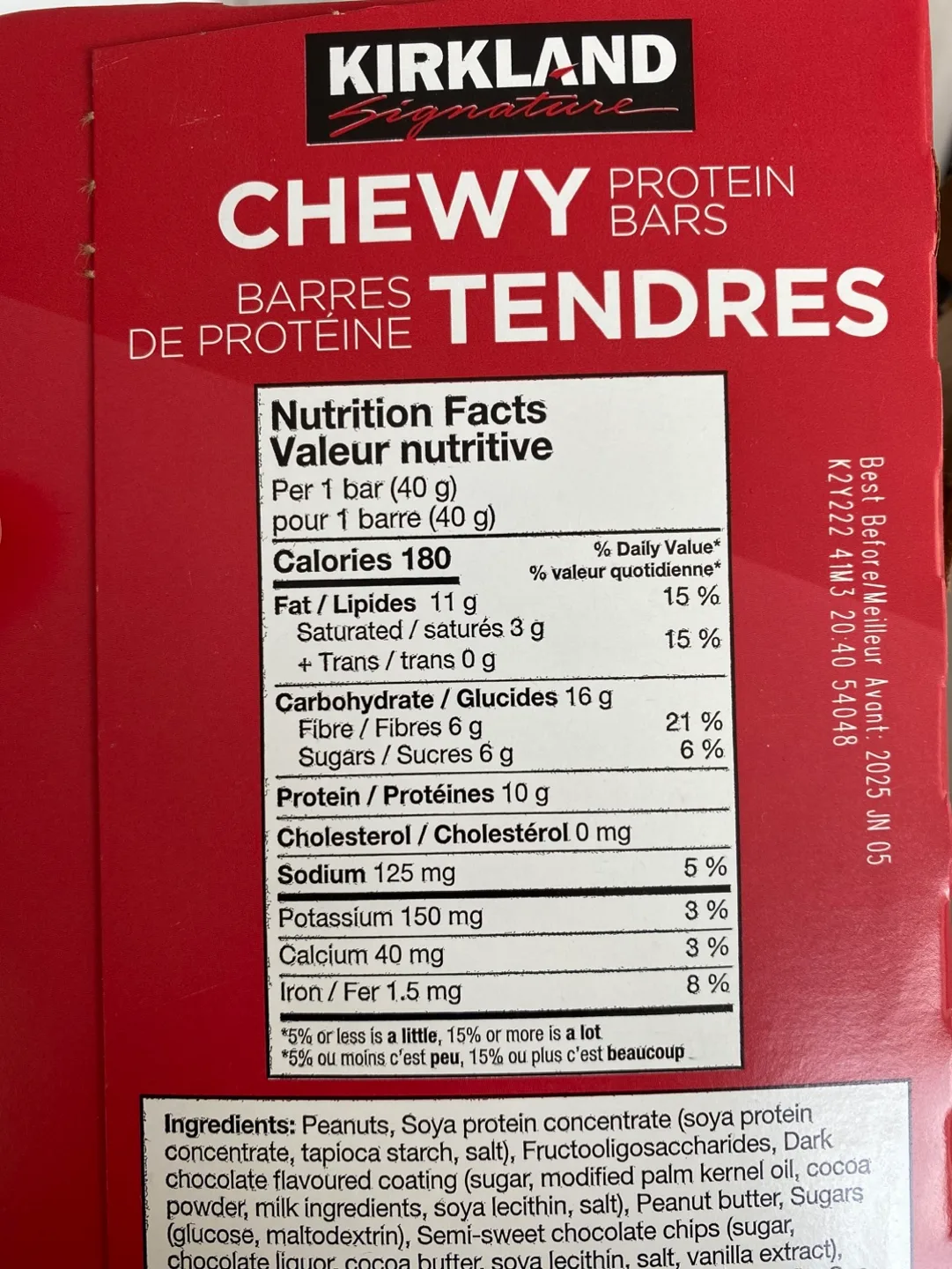 Kirkland Signature Chewy Protein Bars image indicator(3)