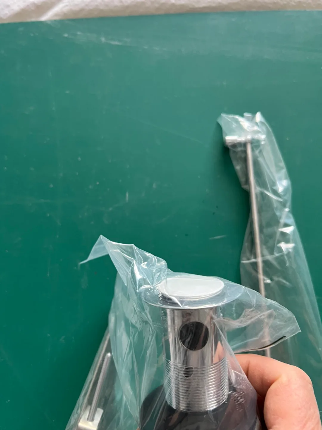 New Bathroom Sink Drain Assembly with Overflow Plate image indicator(3)