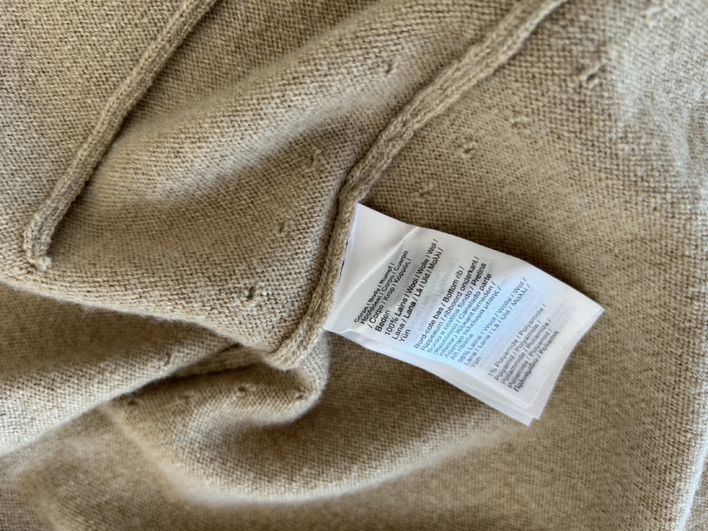 Lacoste Beige Cardigan Sweater Size 34 - photo 2
