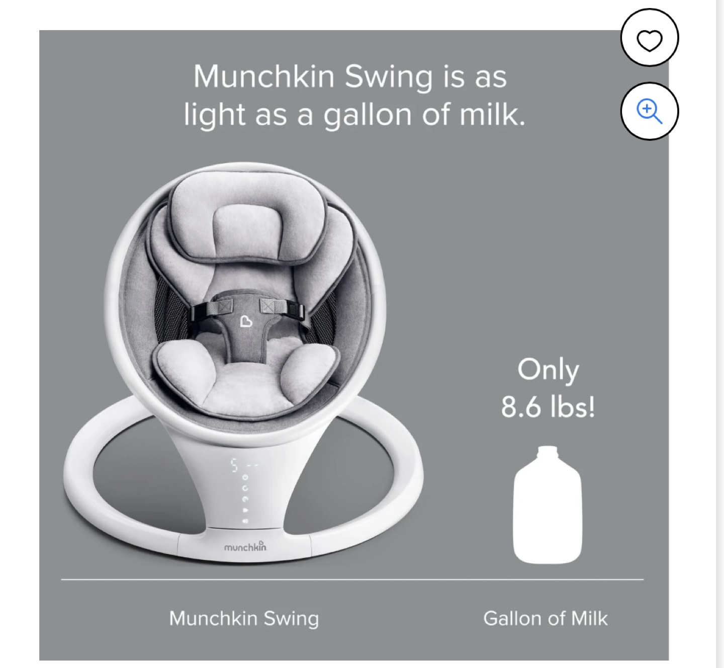 Munchkin Baby Swing - photo 4