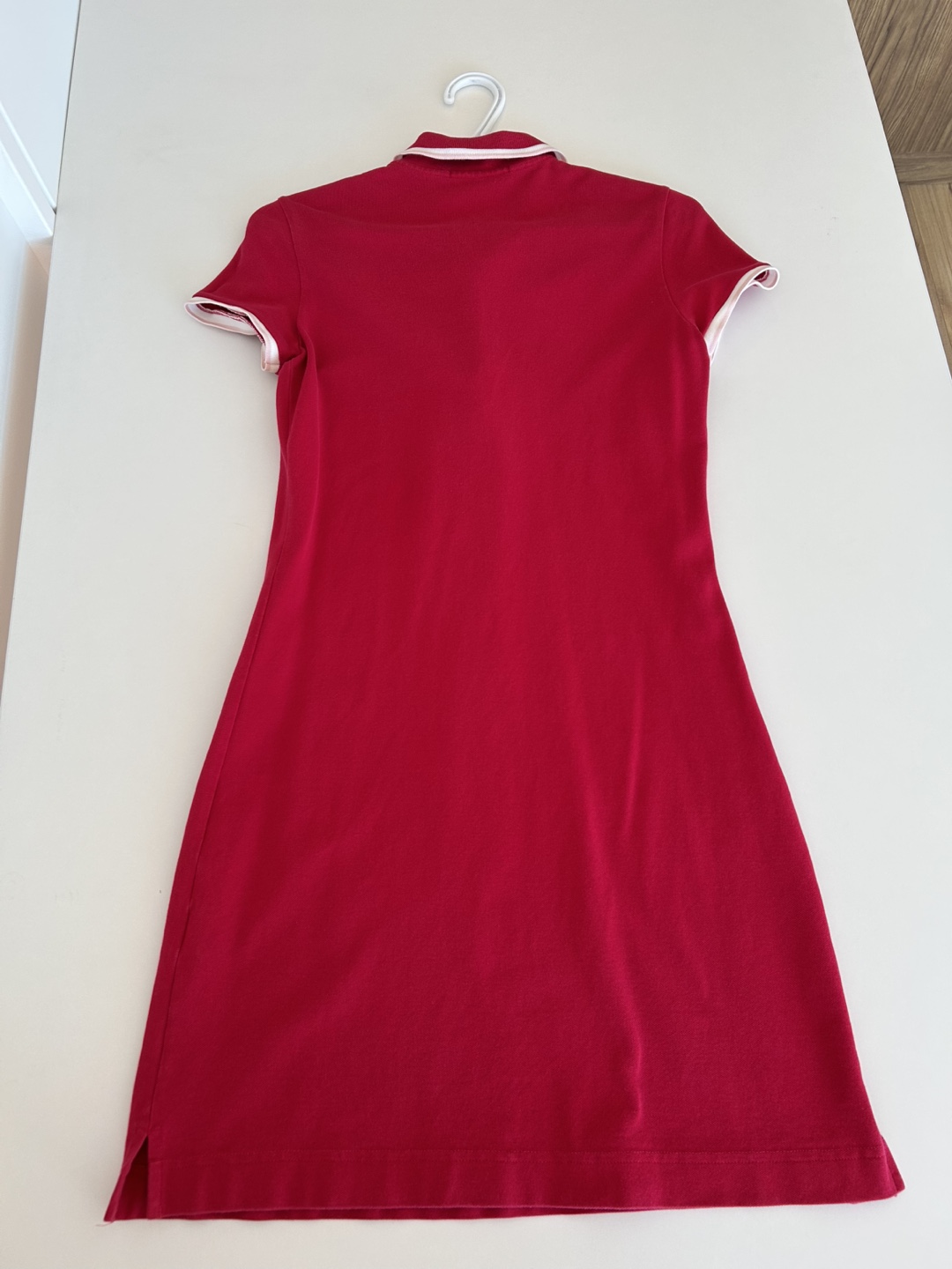 Lacoste Women's Red Polo Dress, Size 38 - photo 4