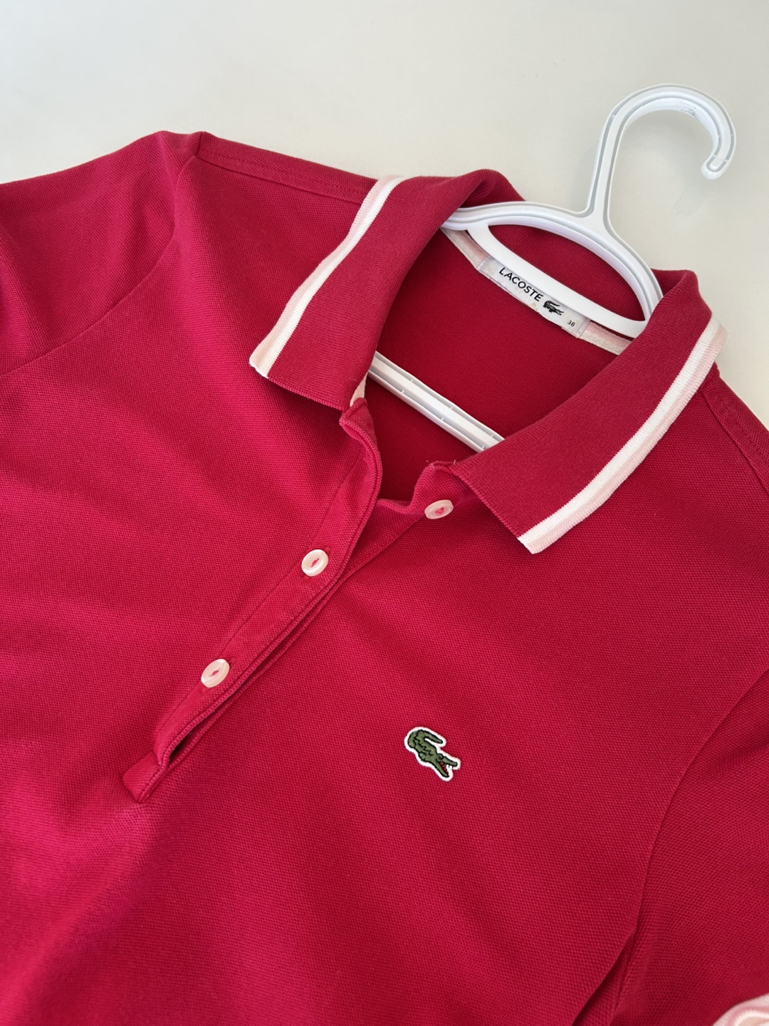Lacoste Women's Red Polo Dress, Size 38
