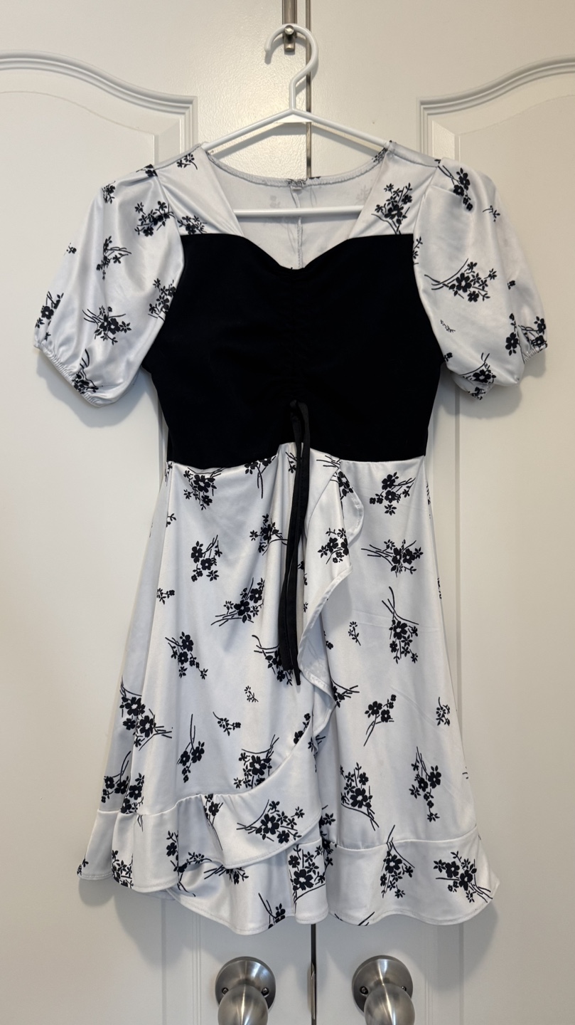 Floral Print Mini Dress