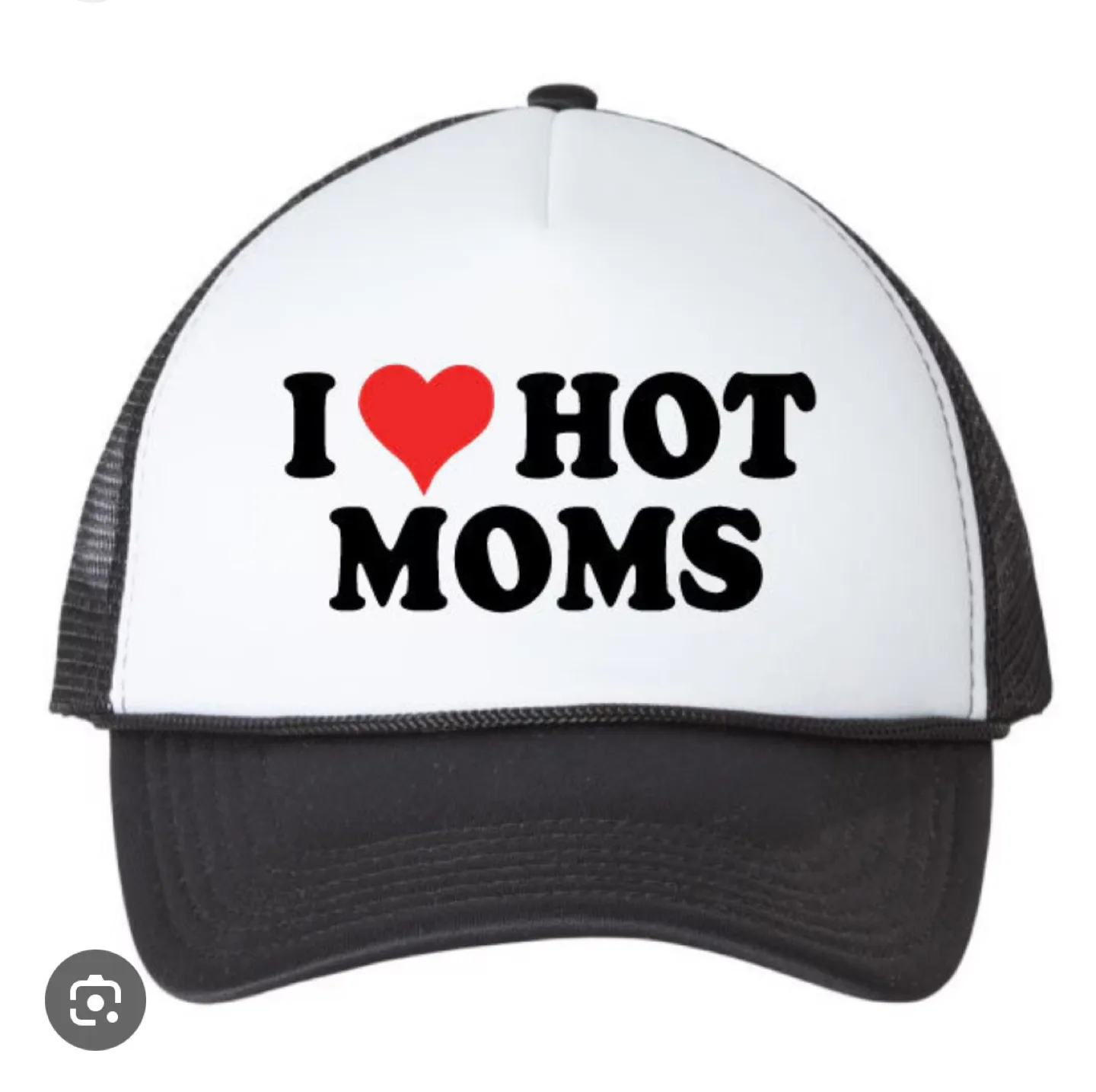 I ♥ Hot Moms Trucker Hat image indicator(3)