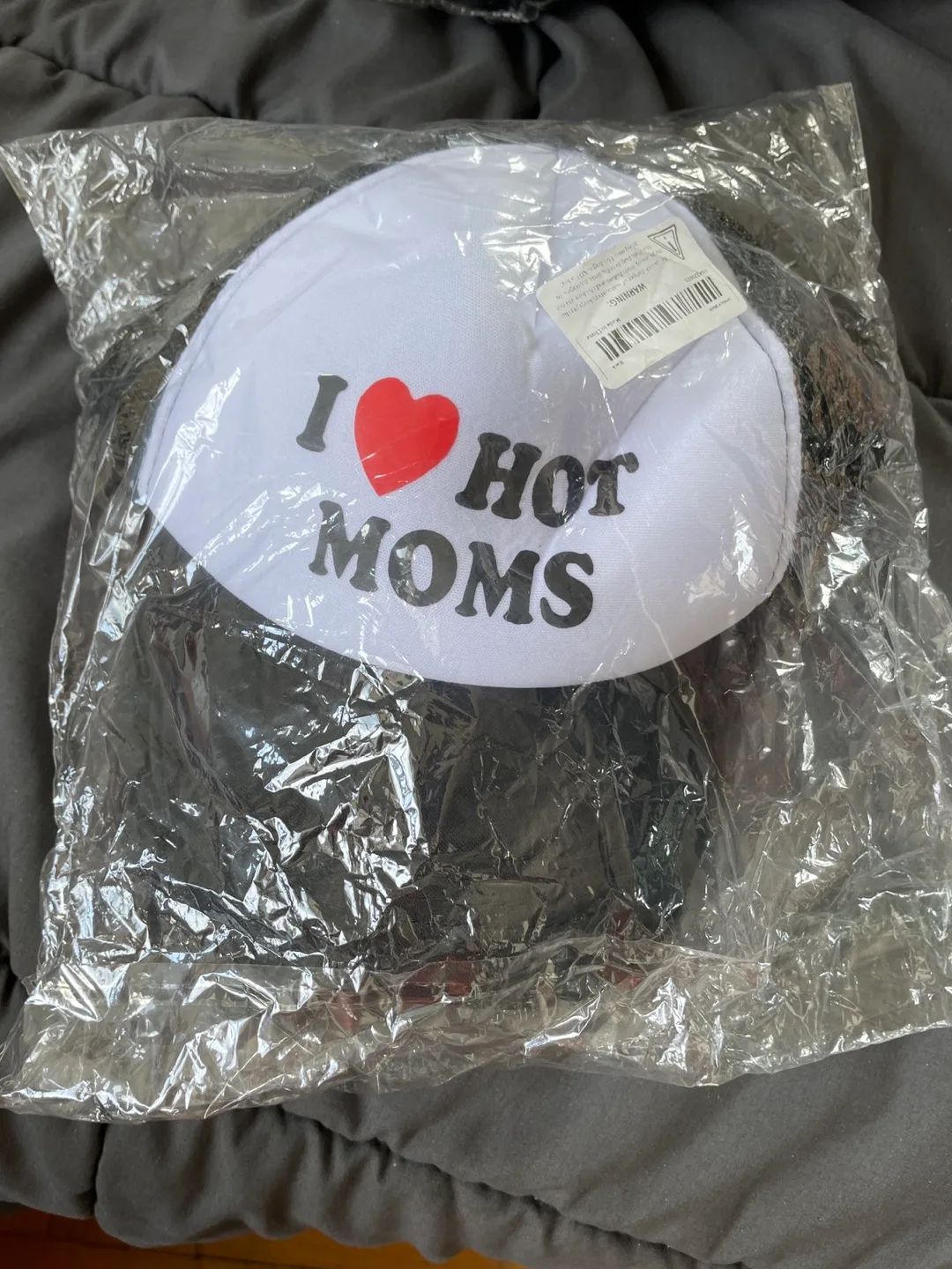 I ♥ Hot Moms Trucker Hat image indicator(4)