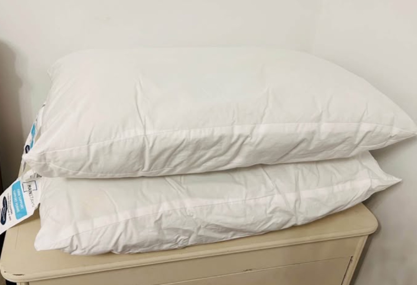 Mainstays Firm Support Pillows - Standard/Queen - 2 Pack - photo 4