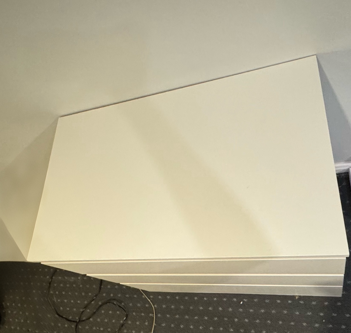 White 3-Drawer Chest - photo 3