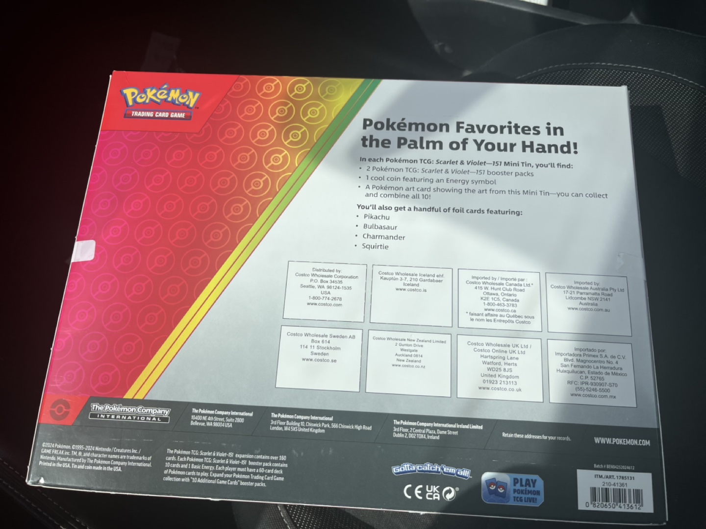 Pokémon Scarlet & Violet 151 5-Pack Mini-Tin - photo 2