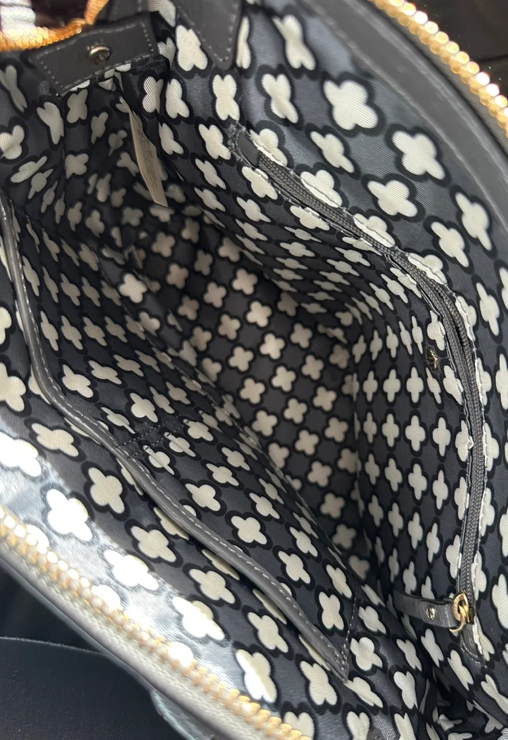 Kate Spade New York Grey Satchel Handbag image indicator(5)