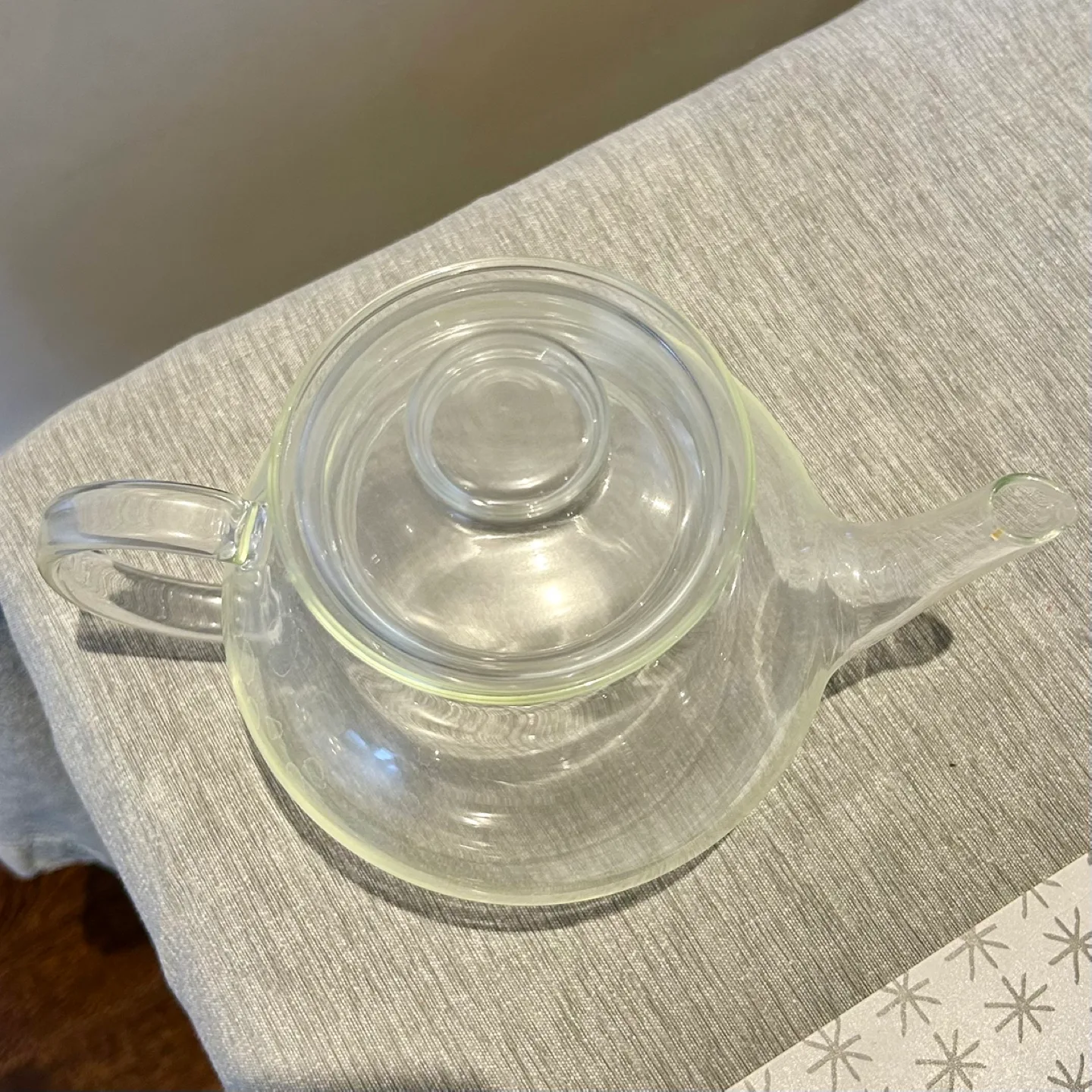Clear Glass Teapot with Lid image indicator(2)