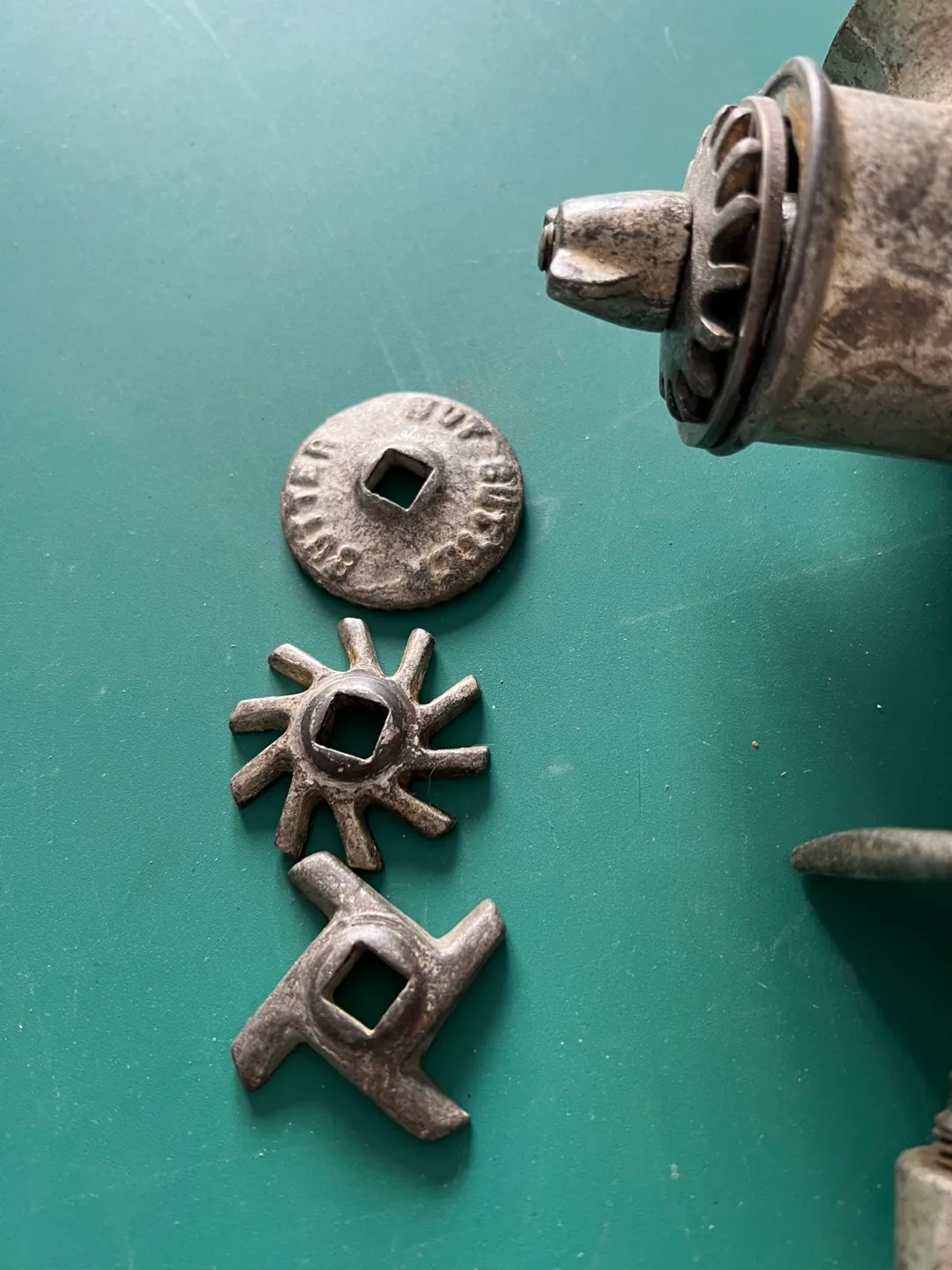 Vintage Meat Grinder with Attachments image indicator(4)