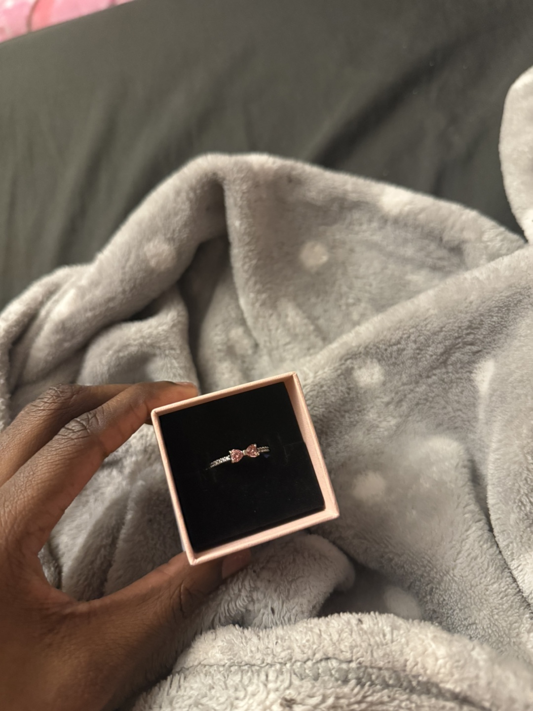 Pandora Bow Heart Ring - photo 3