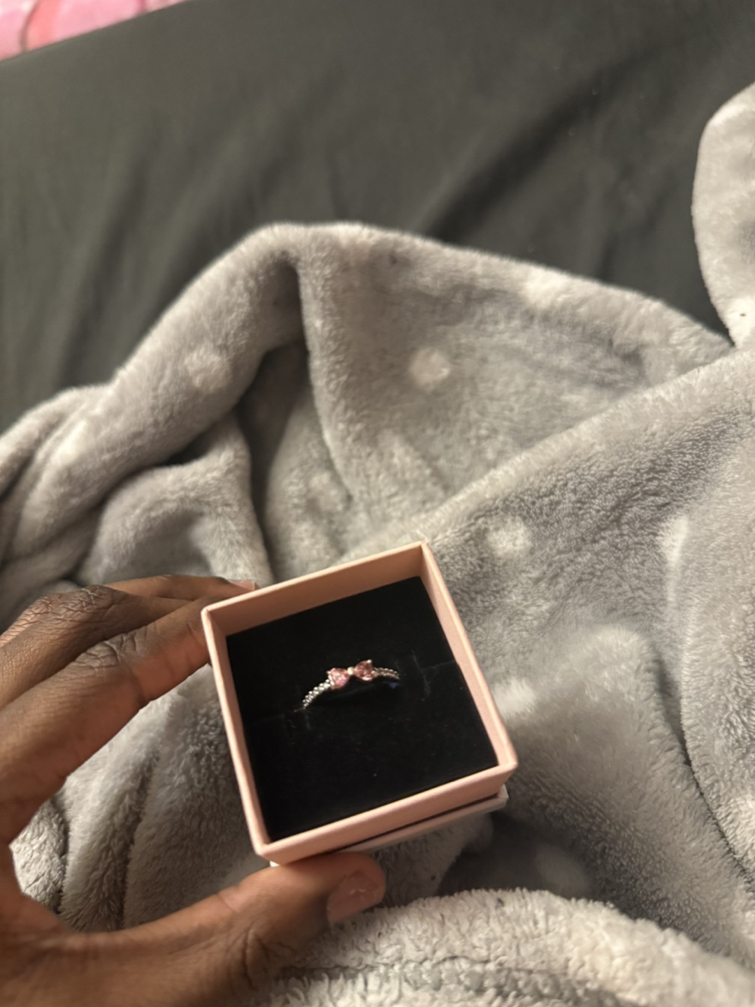 Pandora Bow Heart Ring - photo 2