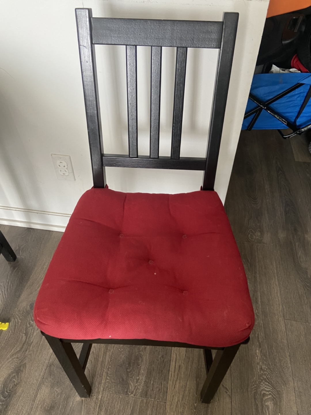 Ikea Wooden brown Black Dining Chair
