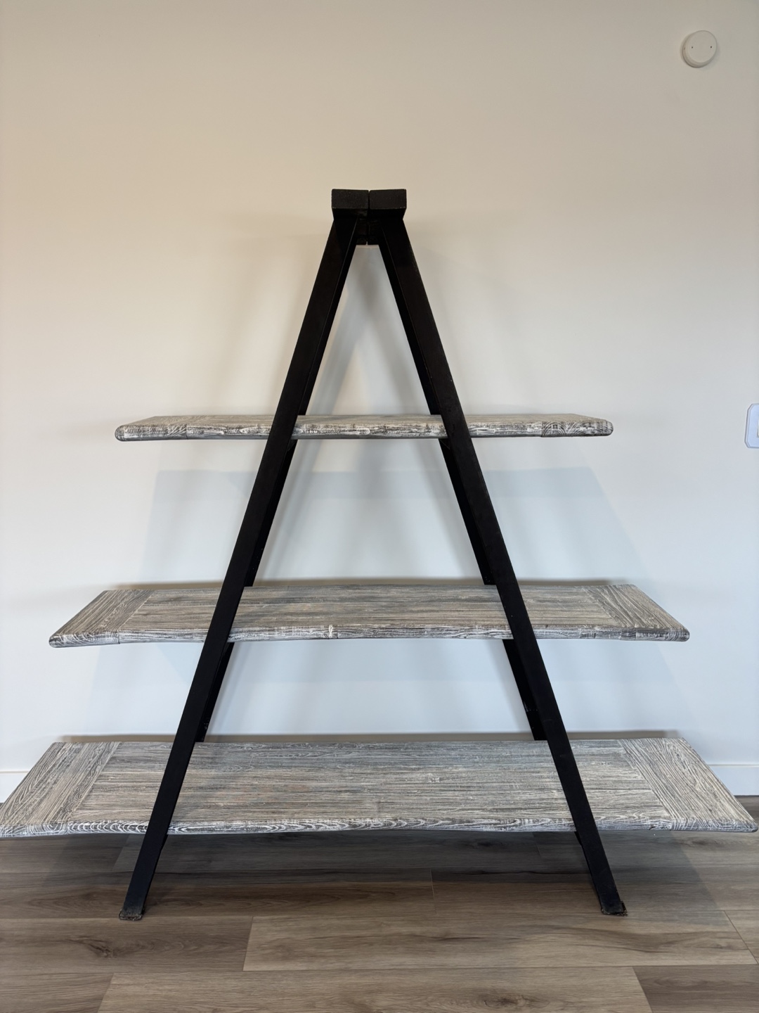 A-frame 3-shelf bookcase