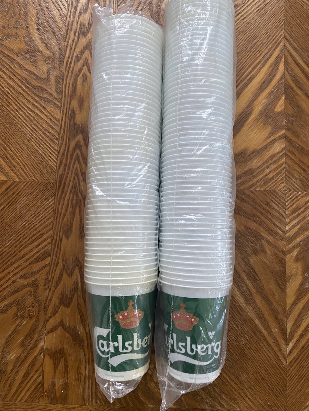 Bulk Carlsberg Plastic Cups