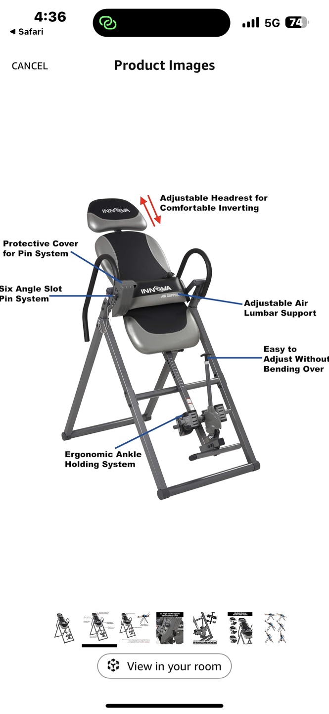 Innova ITX9700 Inversion Table - photo 2