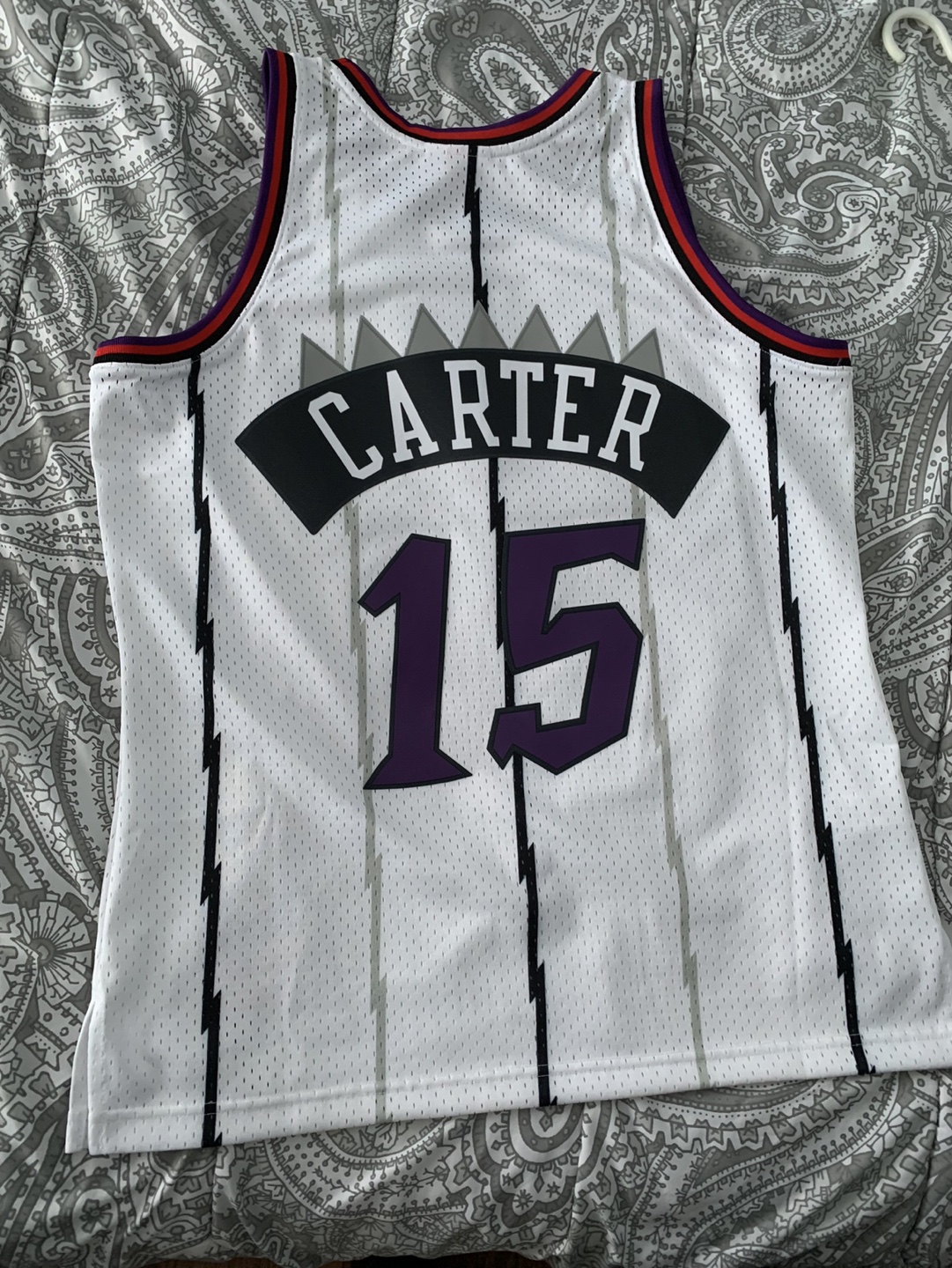 Vince Carter Toronto Raptors Hardwood Classics Jersey Size L